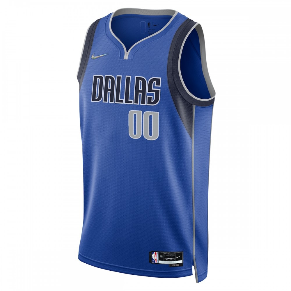 Dallas Mavericks 2021/22 Diamond Swingman Custom Jersey - Icon Edition - Blue-Pro Kit Vault | Brand New 26/27 Sports Jerseys